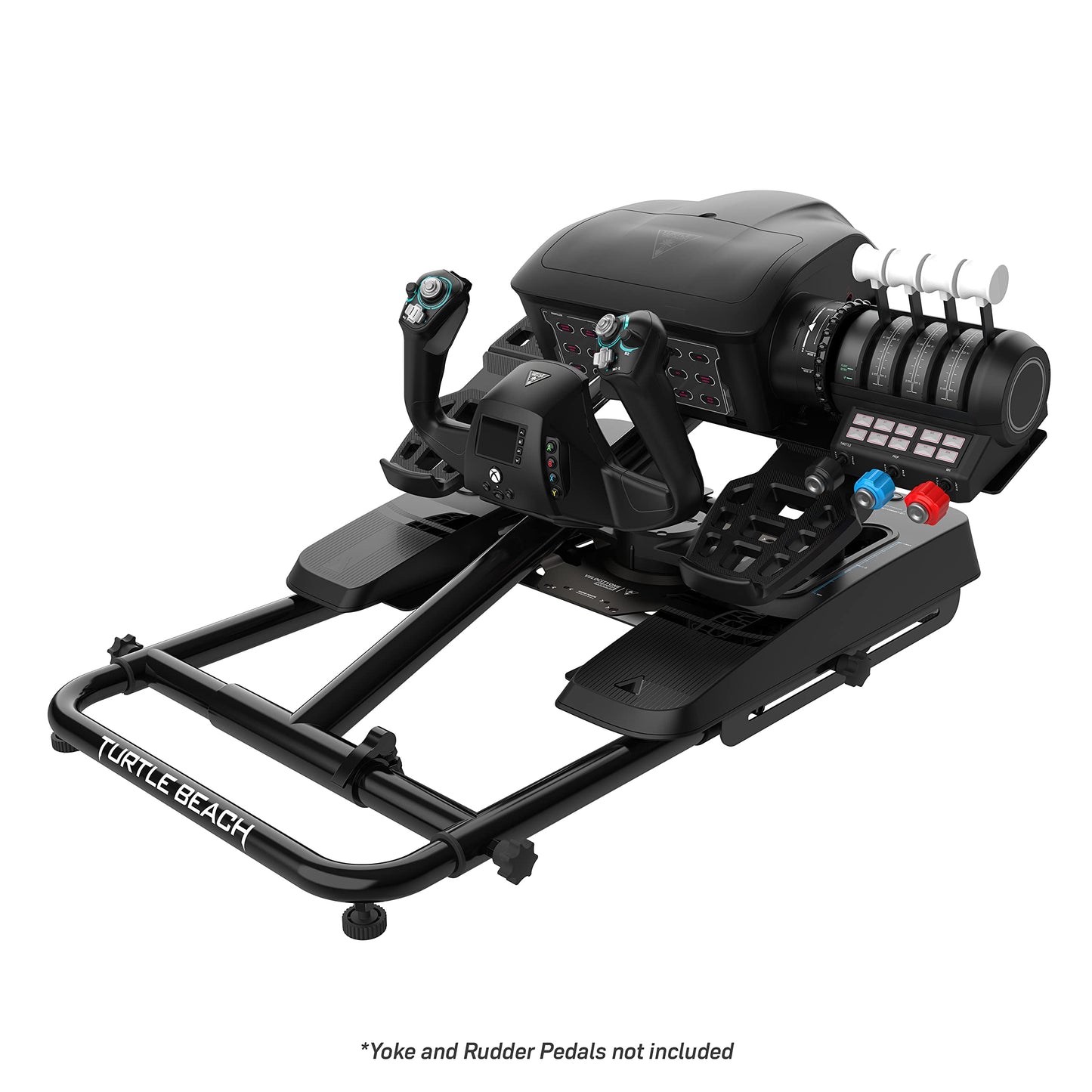 Turtle Beach VelocityOne Universal Stand for Flight Simulation & Racing - Adjustable Metal Design, Black, Model TBS-0720-05