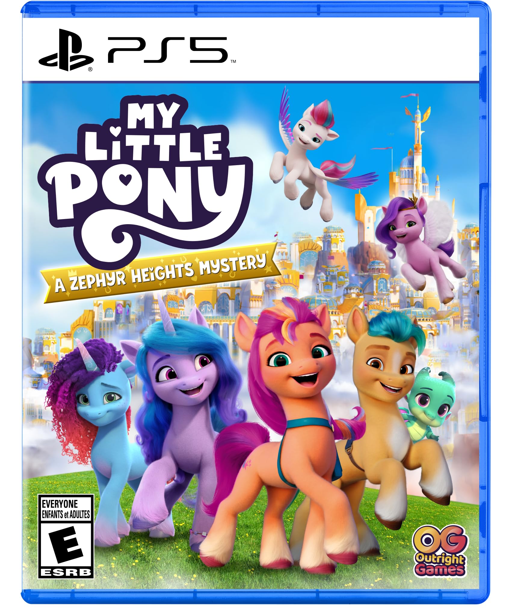 Outright Games My Little Pony: A Zephyr Heights Mystery - PlayStation 5 Game, Model OG02430, Family-Friendly Adventure
