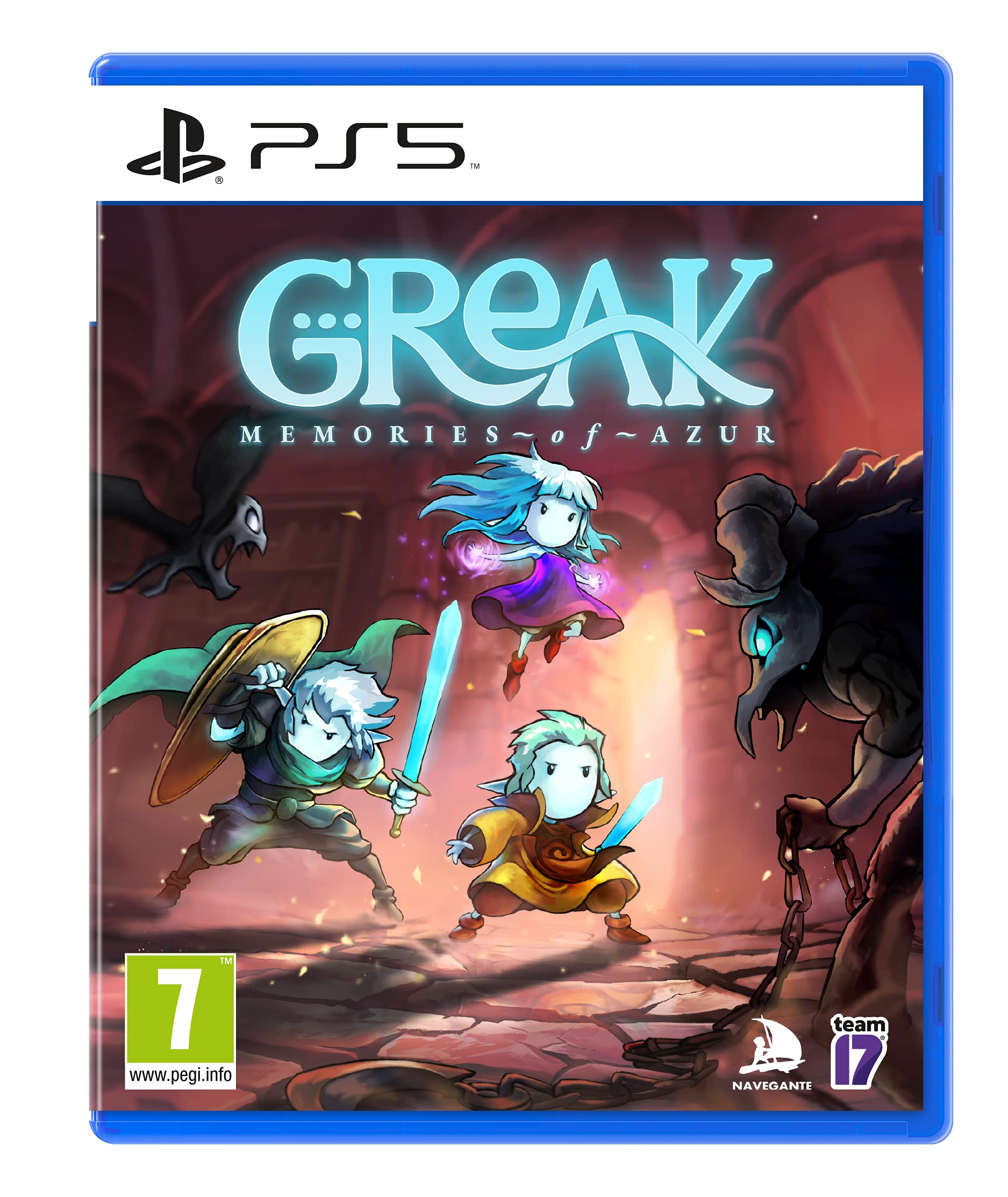 Fireshine Games Greak: Memories of Azur for PS5 - Adventure Game, Model SOSM2159