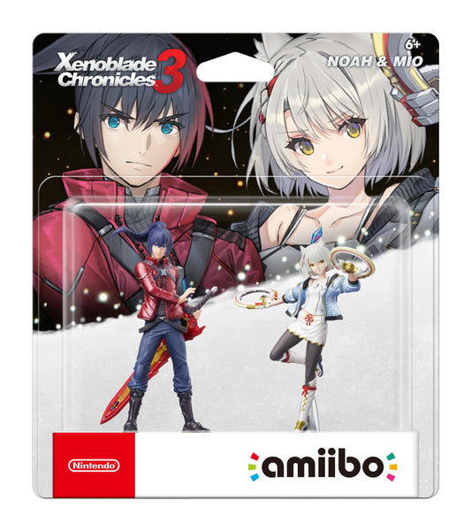 Nintendo amiibo - Noah & Mio 2-Pack - Xenoblade Chronicles 3 - Multicolor - Model NVLEAZ2A