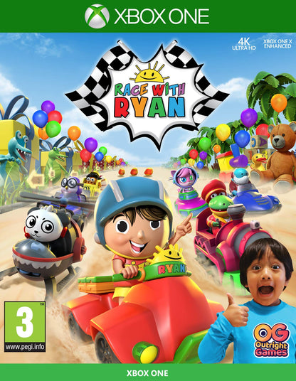 Bandai Namco Race with Ryan for Xbox One - Fun Racing Game, Model E03447