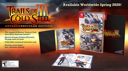 NIS America The Legend of Heroes: Trails of Cold Steel III Extracurricular Edition for Nintendo Switch - Model 8-508