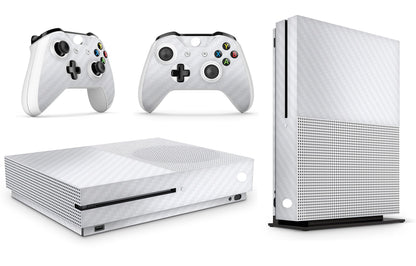 giZmoZ n gadgetZ GNG Carb Console Skin Decal + 2 Controller Skins for Xbox One S - White