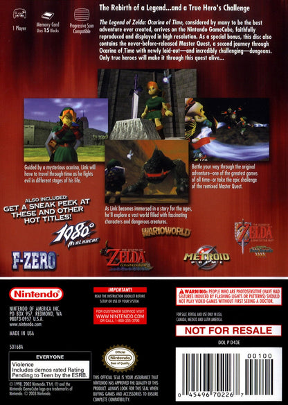 Nintendo The Legend of Zelda: Ocarina of Time (Renewed) with Master Quest