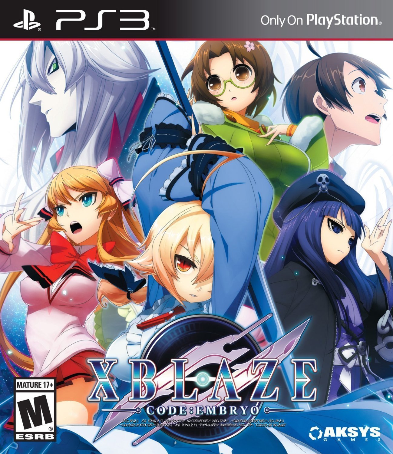 Aksys Xblaze Code: Embryo - PlayStation 3 Game (Model PS3-18)