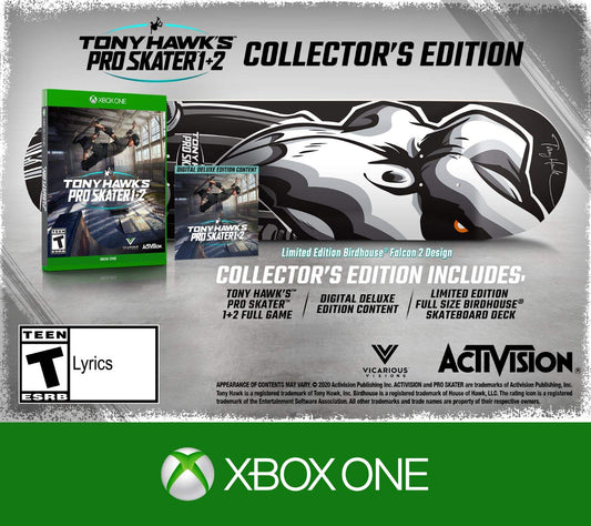 Tony Hawks Pro Skater 1 + 2 - Collectors Edition - Xbox One
