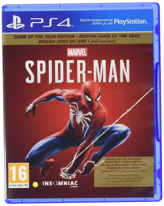 Sony Spider-Man Game of the Year - UK/Arabic Edition, Black Color, Model 054116.002