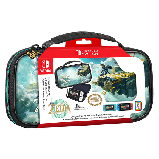 RDS Industries Game Traveler Deluxe Case for Switch - Zelda Tears of the Kingdom - Multicolor - Model NNS433