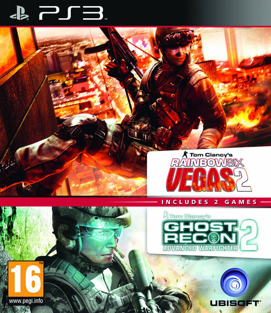 Ubisoft Double Pack - Rainbow Six Vegas 2 and Ghost Recon Advanced Warfighter 2 - Legacy Edition (PS3)