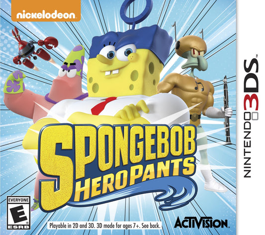 ACTIVISION Spongebob Hero Pants Game - Nintendo 3DS, Model 77051, Fun Adventure Game for All Ages