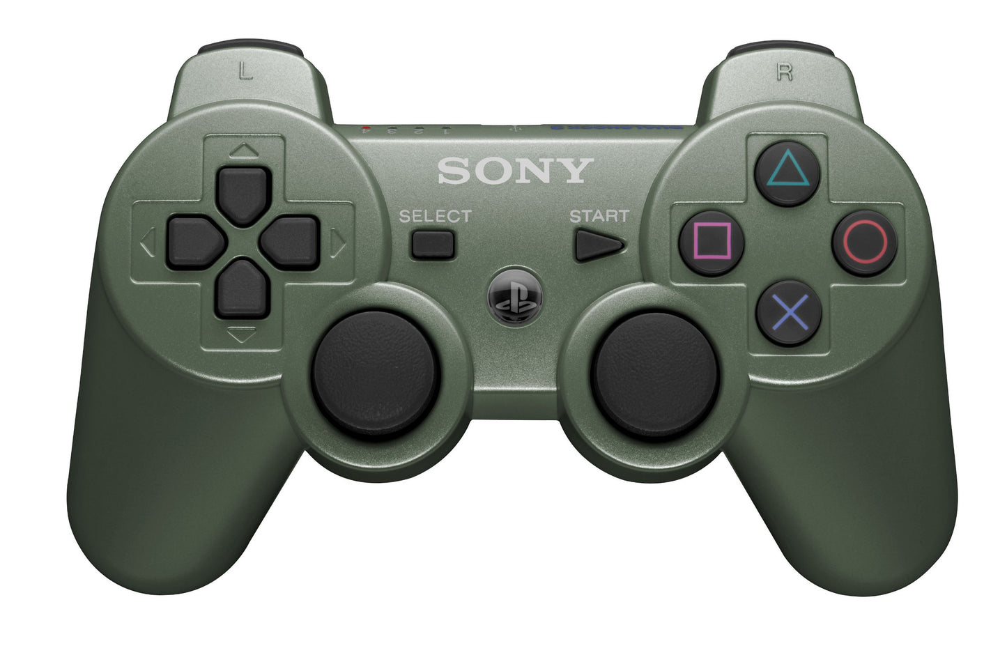 PS3 DualShock 3 Wireless Controller - Jungle Green (Renewed)