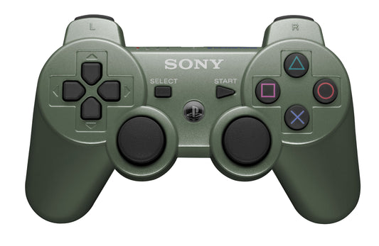 PS3 DualShock 3 Wireless Controller - Jungle Green (Renewed)