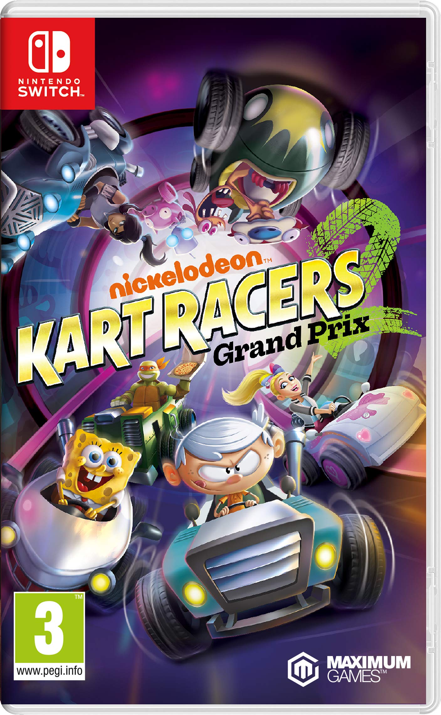 Maximum Games Nickelodeon Kart Racers 2: Grand Prix for Nintendo Switch - Model NK2-SWI