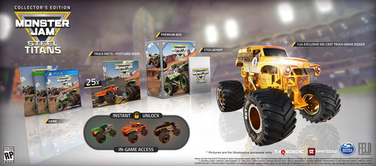 THQ Nordic Monster Jam Steel Titans Collector's Edition - Xbox One - Model 22035