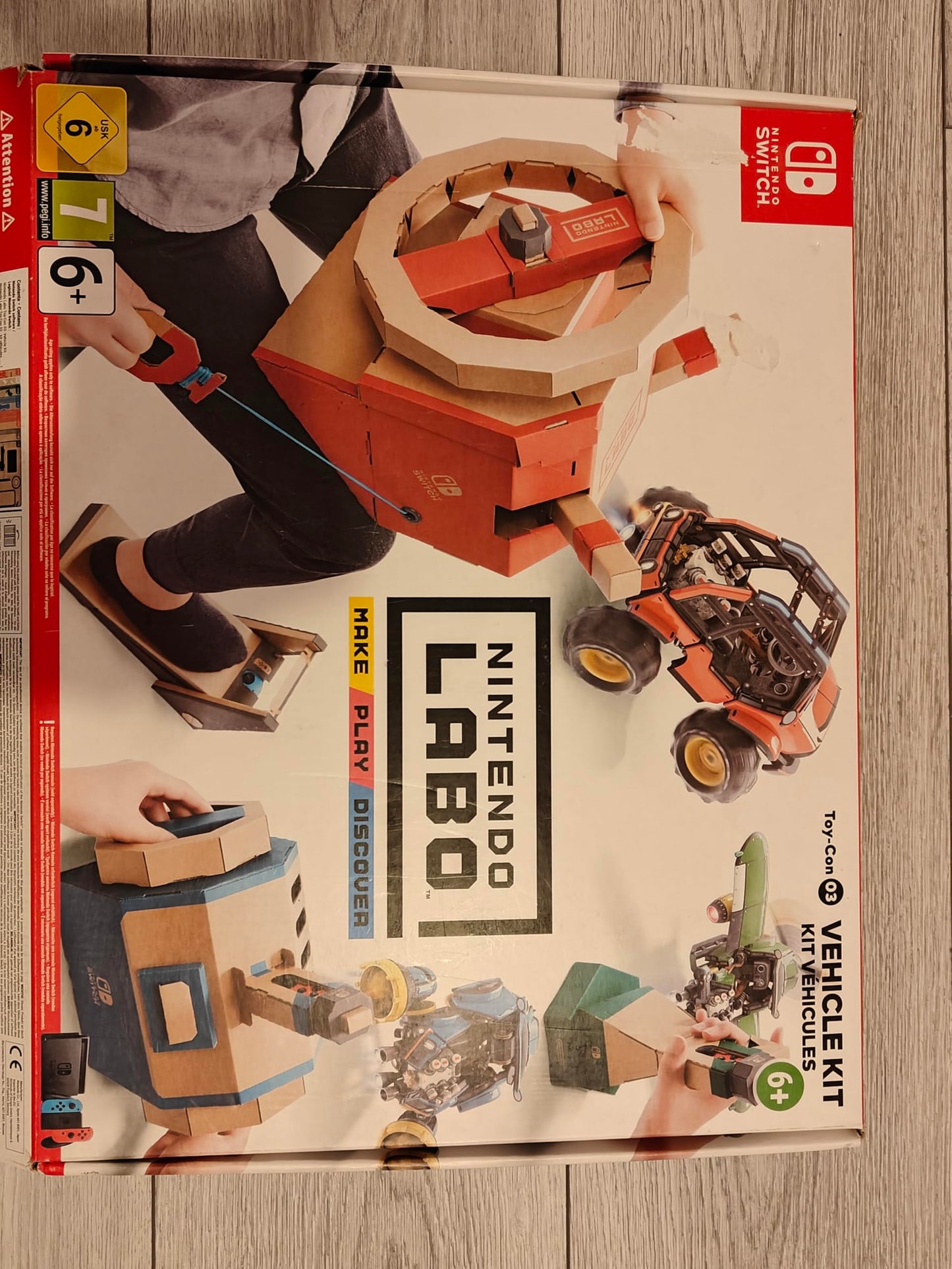 Nintendo Labo Vehicle Kit for Nintendo Switch - Model 2522266 - Noir Color