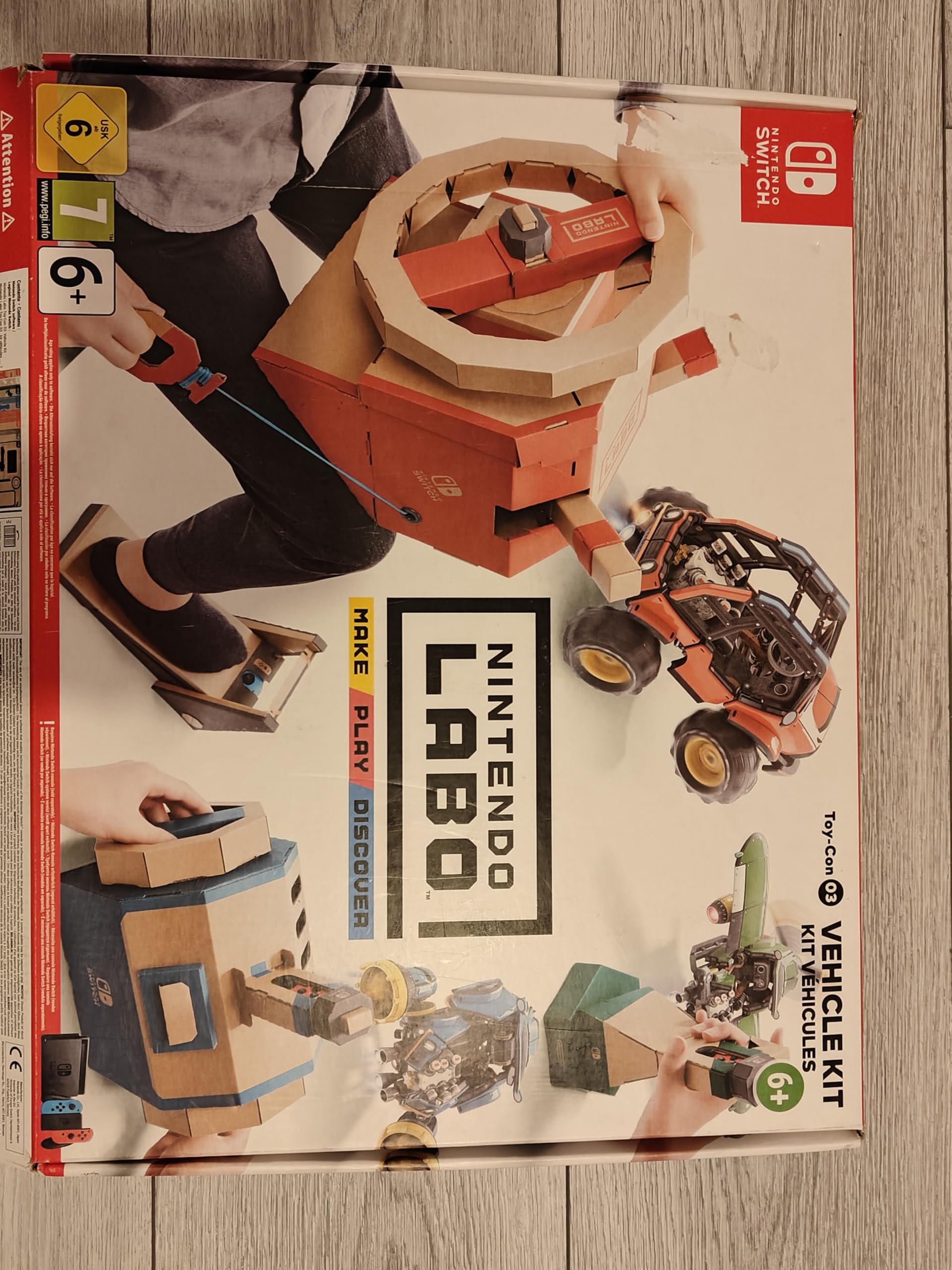 Nintendo Labo Vehicle Kit for Nintendo Switch - Model 2522266 - Noir Color