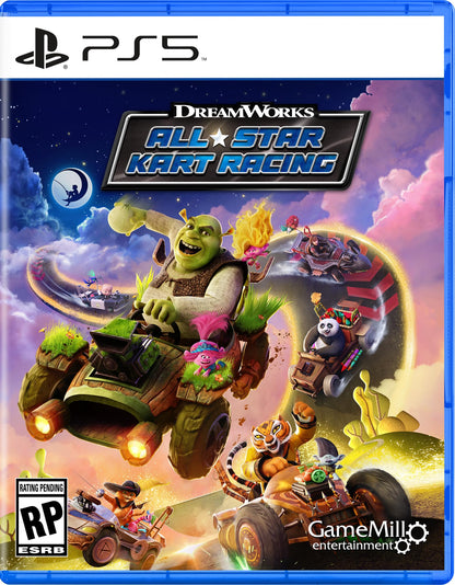 Game Mill DreamWorks All-Star Kart Racing for PlayStation 5 - Exciting Racing Game with Fun Characters and Engaging Gameplay