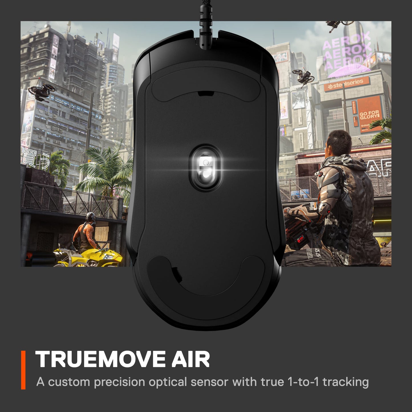 SteelSeries Rival 5 Gaming Mouse - 18,000 CPI, 9 Programmable Buttons, PrismSync RGB, Wired, Black, Model 62551