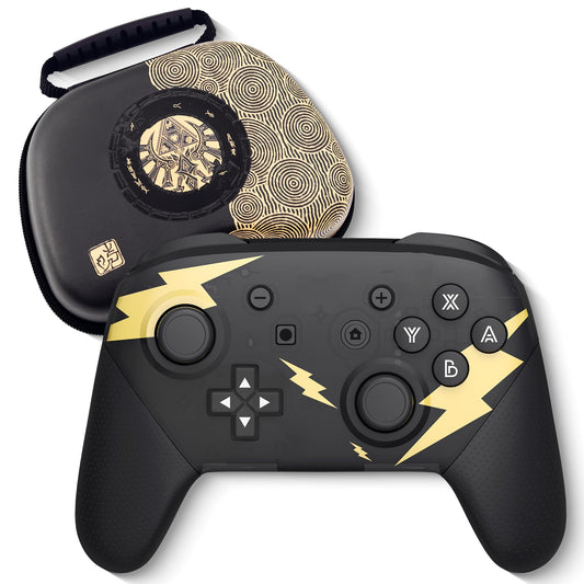 Switch Pro Controller  Wireless Switch Controllers with Carrying Storage Case  Upgraded Gamepad Switch Remote Replacement for Switch Controller Support NFC/Dual Vibration/Screenshot/Wake-up Function