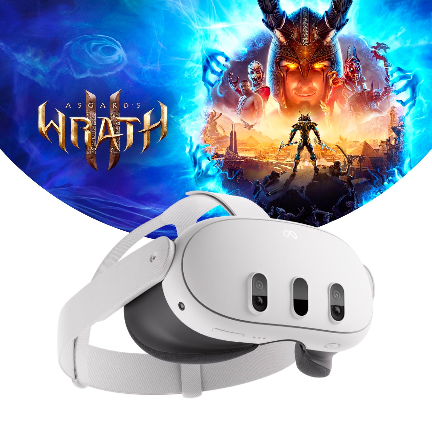 Meta Quest 3 512GB- Breakthrough Mixed Reality - Powerful Performance - Asgards Wrath 2 and Meta Quest+ Bundle
