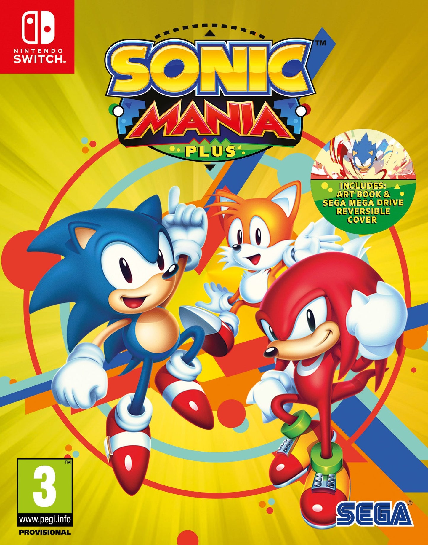 SEGA Sonic Mania Plus for Nintendo Switch - Model SEGA20.UK.45ST