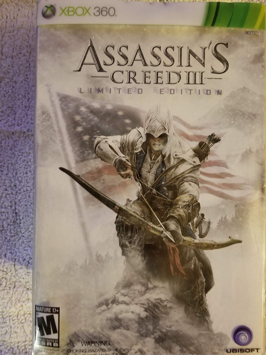 Assassins Creed III Limited Edition -Xbox 360 (Renewed)