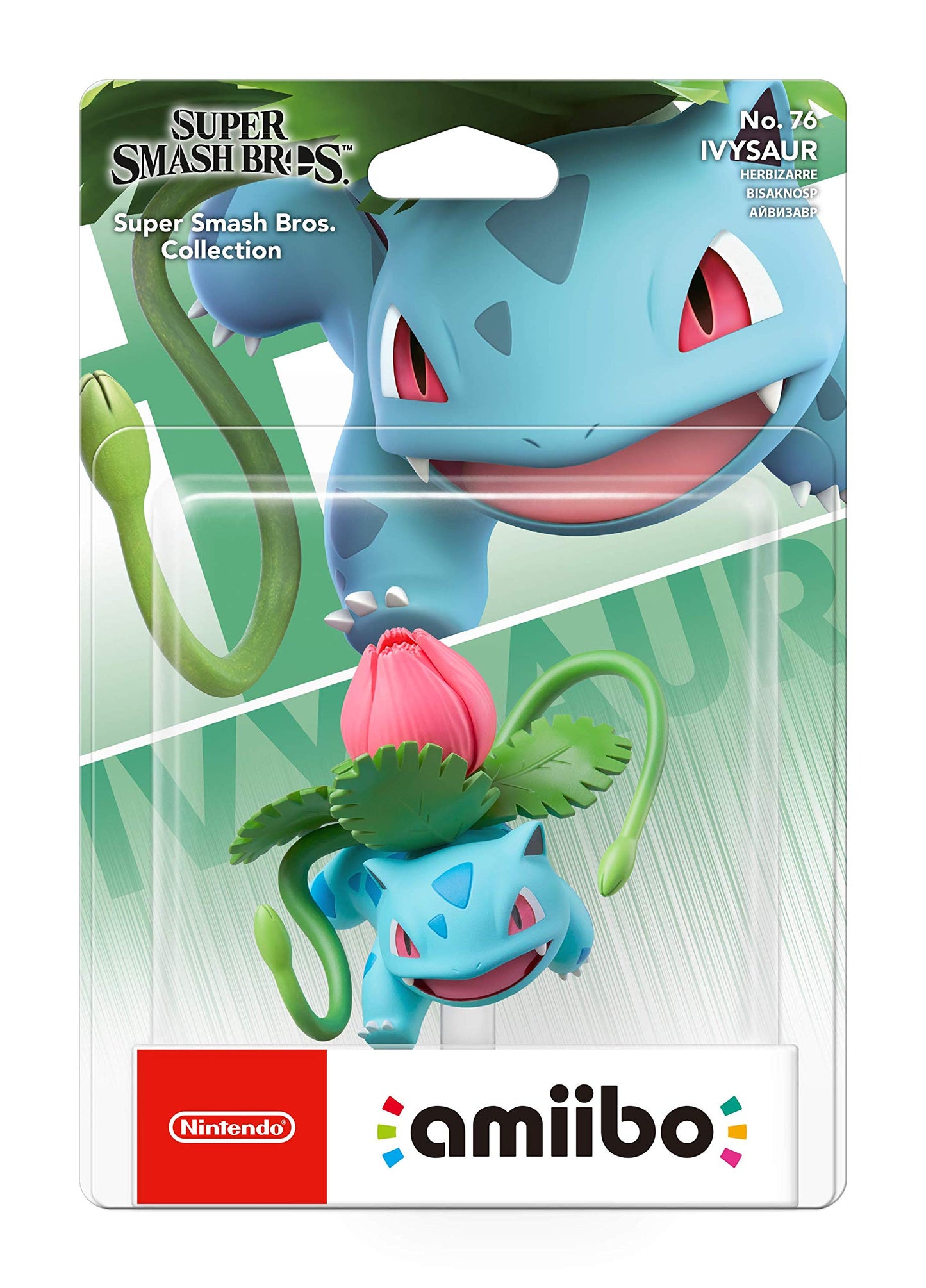Nintendo amiibo Ivysaur Figure - Model 10002191 - Collectible for Nintendo Switch
