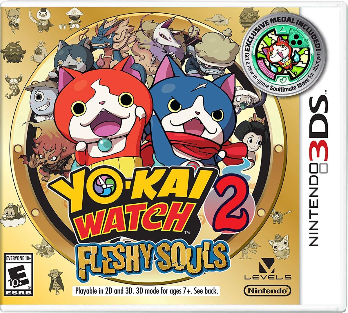 Nintendo YO-KAI WATCH 2: Bony Spirits for Nintendo 3DS - Original Version, Model CTRRBYGE