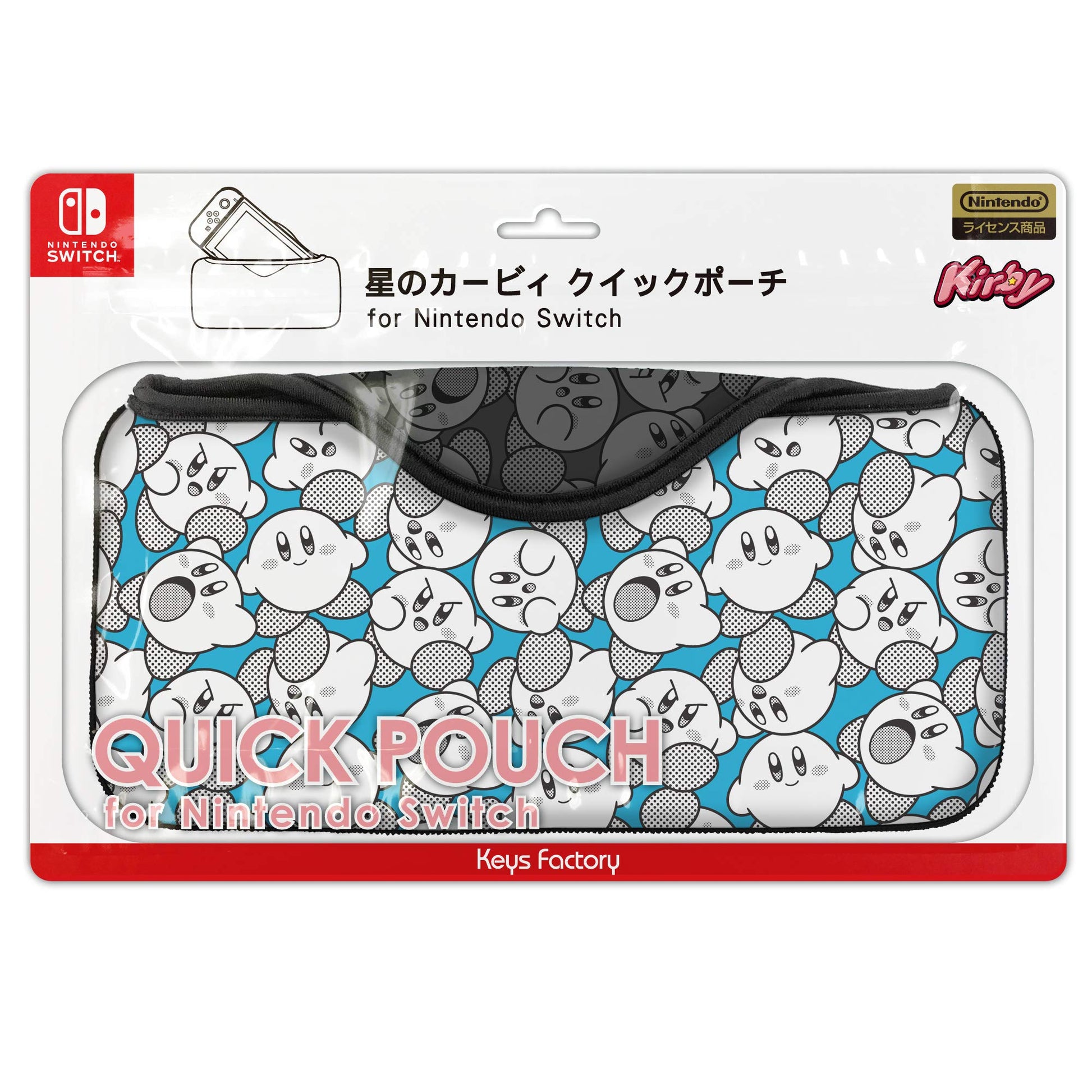 Quick Pouch Star Kirby COMIC for Nintendo Switch Game Console Case