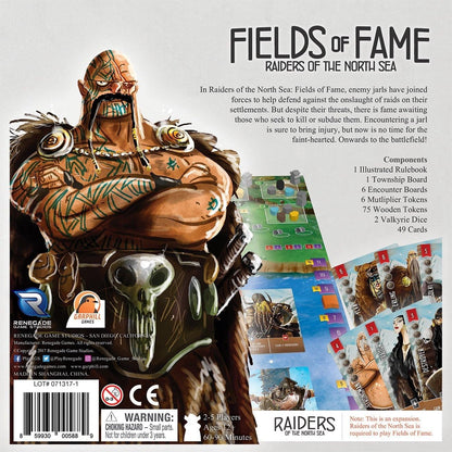 Renegade Game Studios Raiders of the North Sea: Fields of Fame Expansion, Strategy Game for 2-5 Players, Ages 12+, Multicolor
