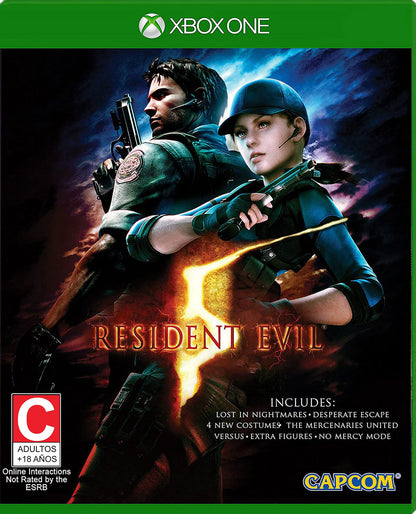 Capcom Resident Evil 5 Standard Edition for Xbox One - Original Version, Model 55019