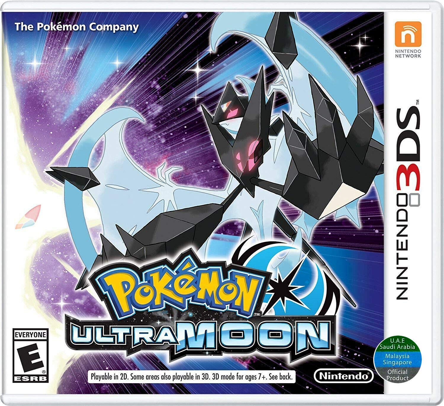 Nintendo Pokémon Ultra Moon - Nintendo 3DS Game, Model CTRPA2BE