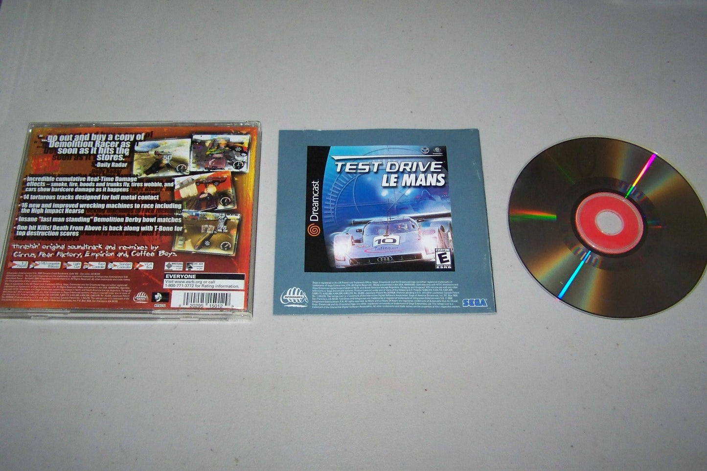 SEGA Demolition Racer: No Exit - Sega Dreamcast Game, Model 020295150129