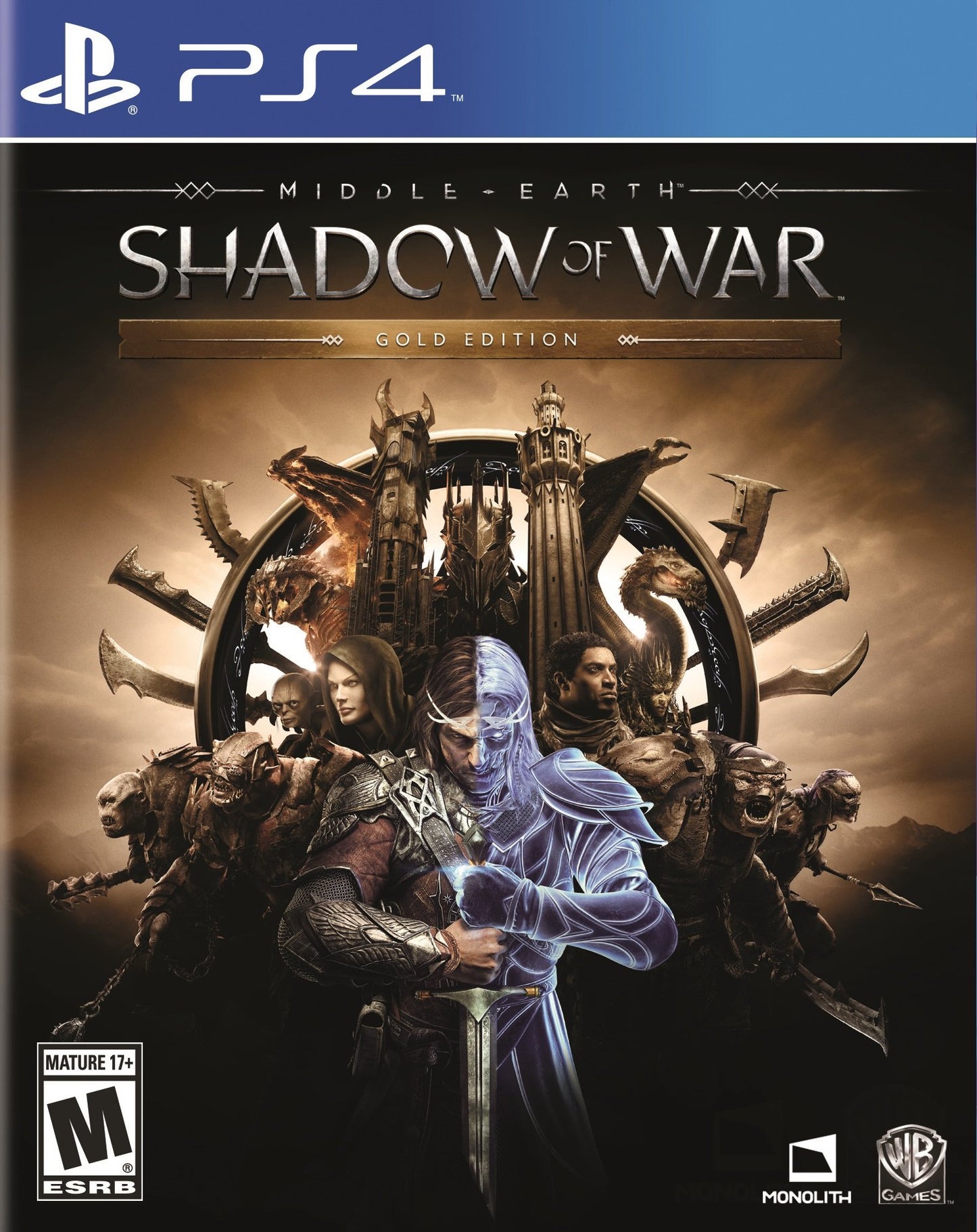 WARNER BROS Middle-Earth: Shadow Of War Gold Edition - PS4, Model 1000640759, Gold Color