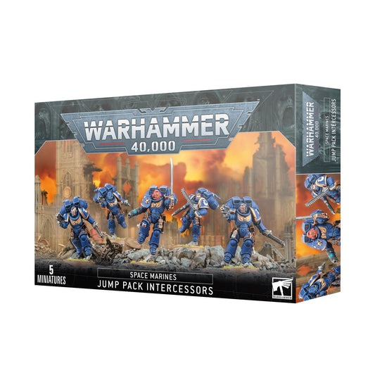 Games Workshop Warhammer 40,000 Space Marines Jump Pack Intercessors - Plastic - One Size - Blue - Model 99120101392