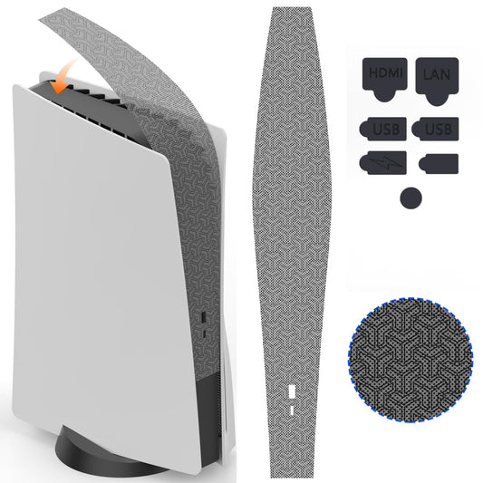 Dust Cover Net for PS5 Console, PS5 Heatsink Barrier Pets Hair Anti-dust Cover Dustproof for PlayStation 5 Optical Drive Version