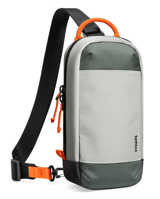 tomtoc Sling Crossbody Bag for Nintendo Switch 2  Protective Travel Chest Carrying Gaming Pouch with 8 Game Cartridges Slots