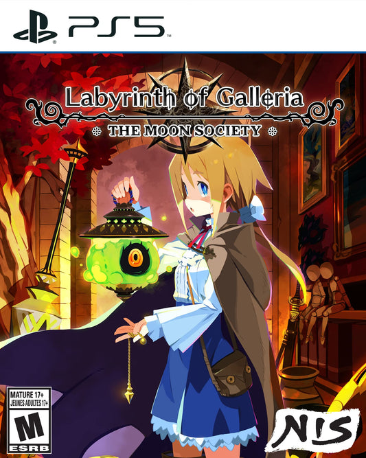 NIS America Labyrinth of Galleria: The Moon Society - PS5 Game, Blue, Model KOEI08987PS5