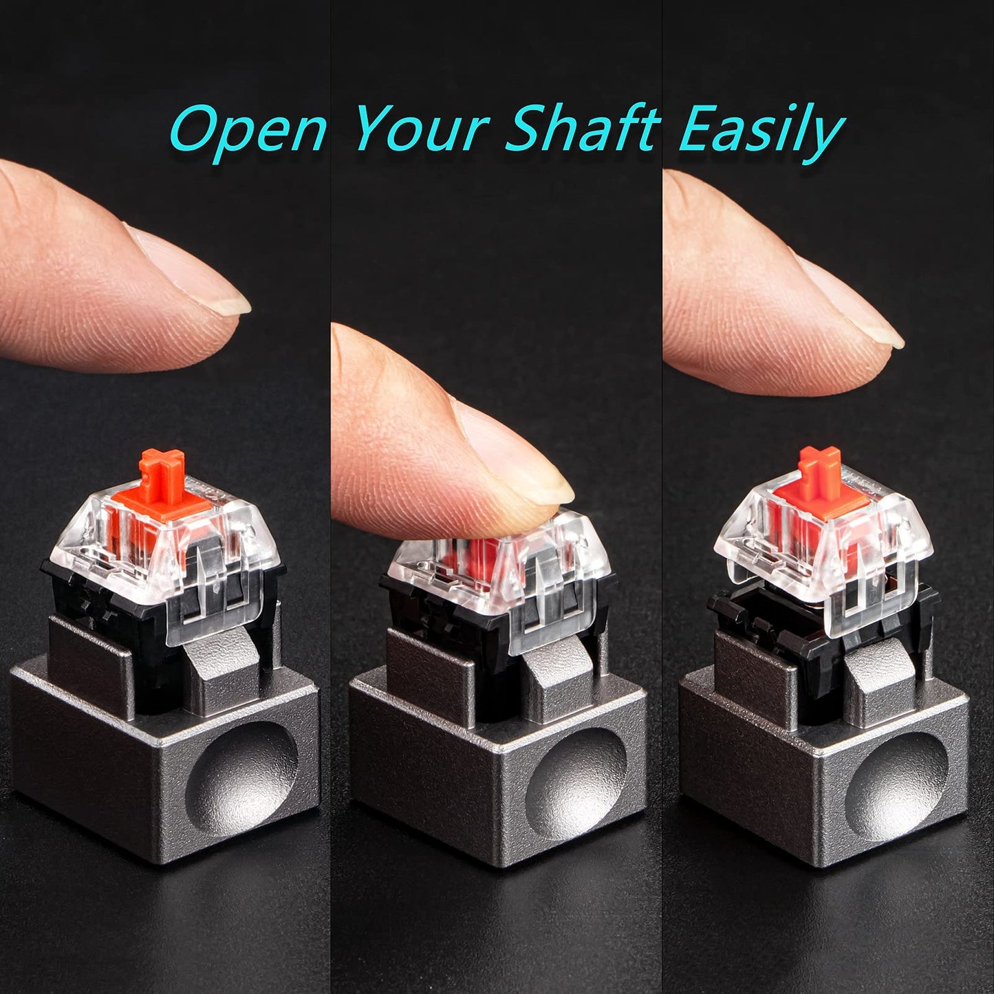 New Fashion Kingdom Mechanical Keyboard Keycaps - Kailh Switch Opener, Gray, Model 8c2af2dd-6148-4935-8b4b-5a13307919