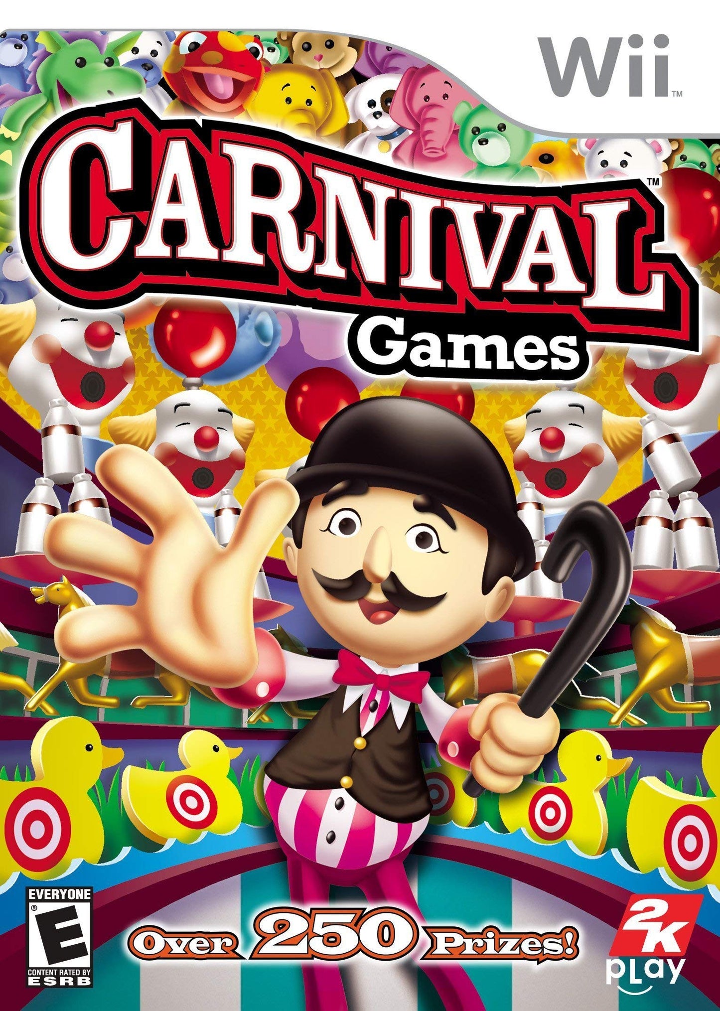 2K Carnival Games for Nintendo Wii (Renewed) - RVL-001 Model, Red Color