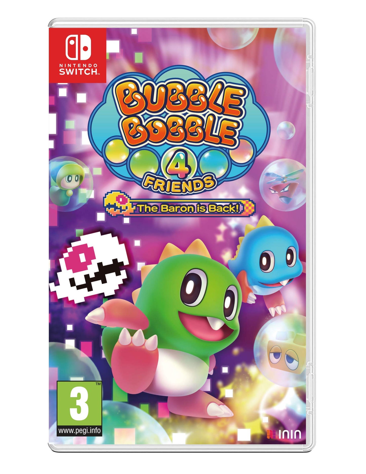 ININ Bubble Bobble 4 Friends - The Baron Is Back! for Nintendo Switch, Model NS000226