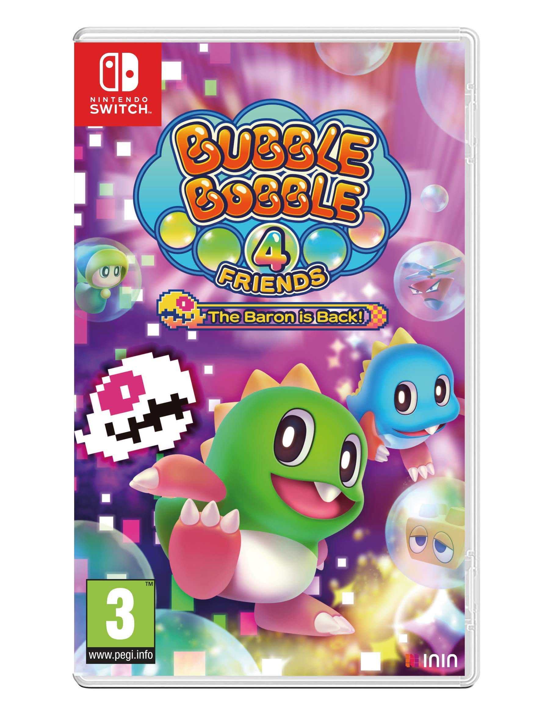 ININ Bubble Bobble 4 Friends - The Baron Is Back! for Nintendo Switch, Model NS000226