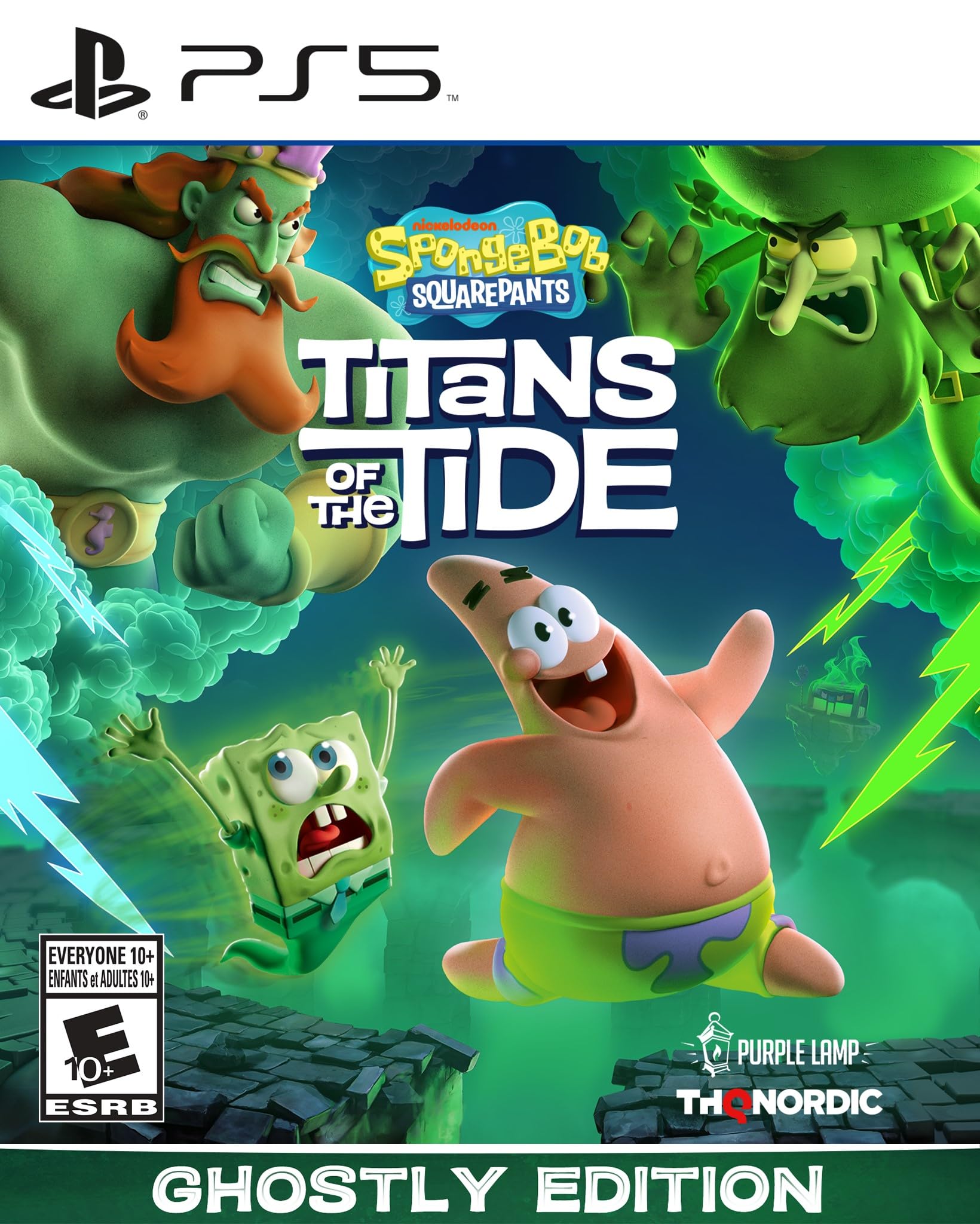 SpongeBob SquarePants: Titans of the Tide: Ghostly Edition - PlayStation 5 (Amazon Exclusive)