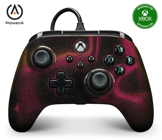 PowerA Advantage Wired Controller for Xbox Series X|S - Sparkle  gamepad  wired video game controller  gaming controller  USB-C  Works with Xbox One  Officially Licensed for Xbox