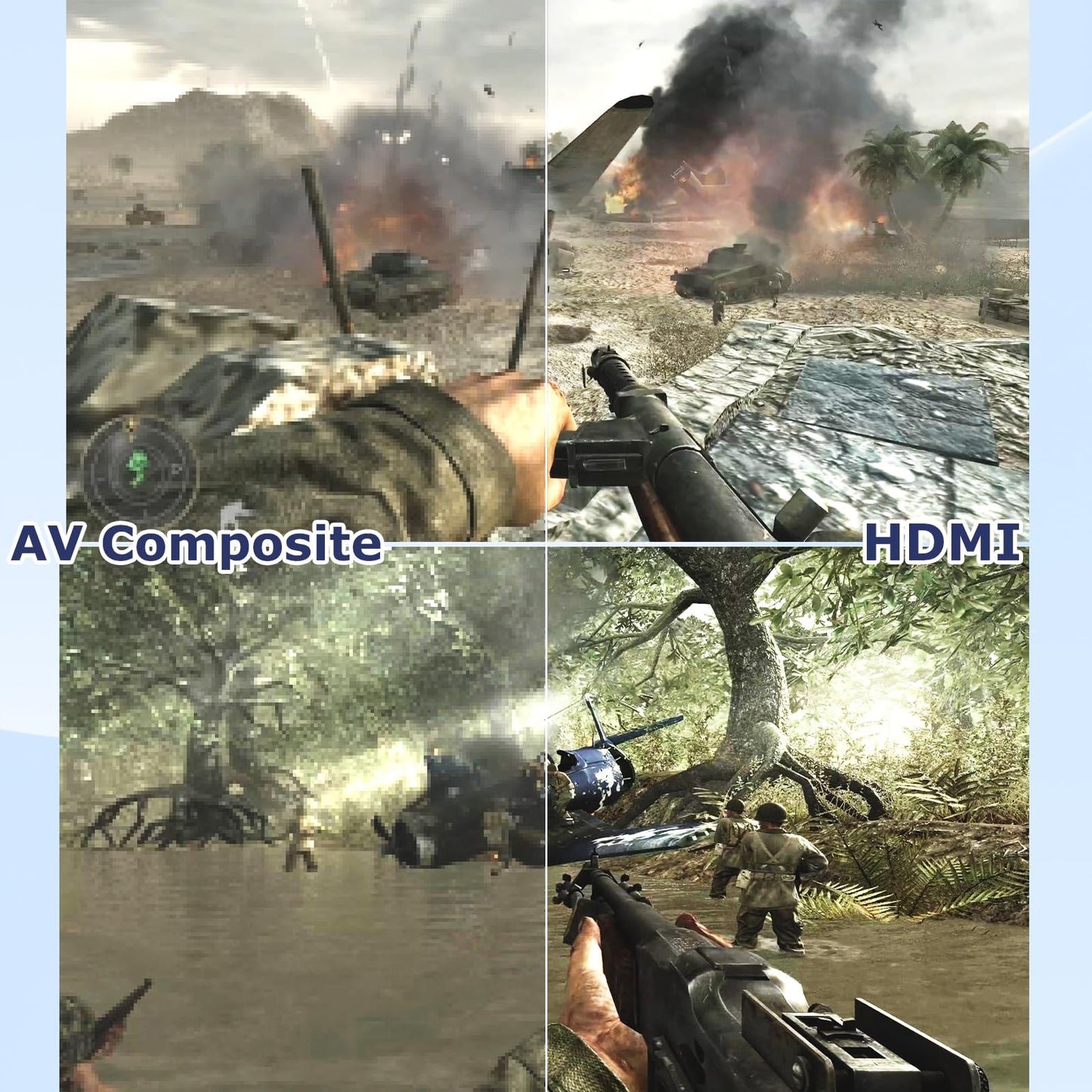 LA NREUCETS PS2 to HDMI Adapter for PlayStation 1/2/2 Slim - Black HDMI Converter Cable with HD Link Signal Output