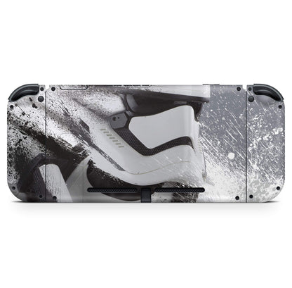 giZmoZ n gadgetZ Trooper Skin Decal Vinyl Sticker for Nintendo Switch Console + 1 Controller, Model GNG-Switch-STARWARS-SKINS