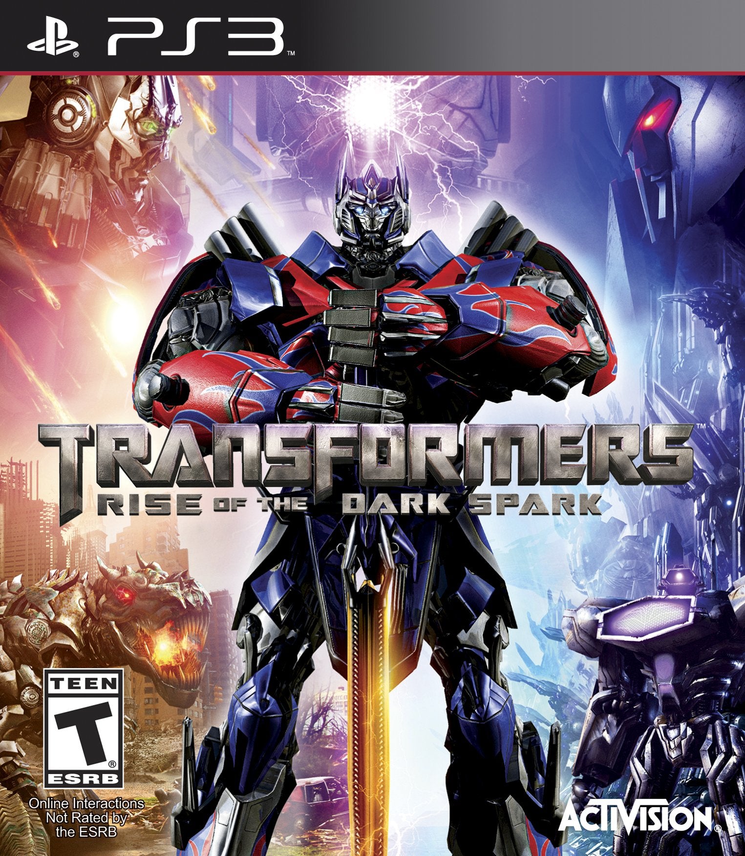 ACTIVISION Transformers Rise of the Dark Spark - PlayStation 3 Game, Model 84946