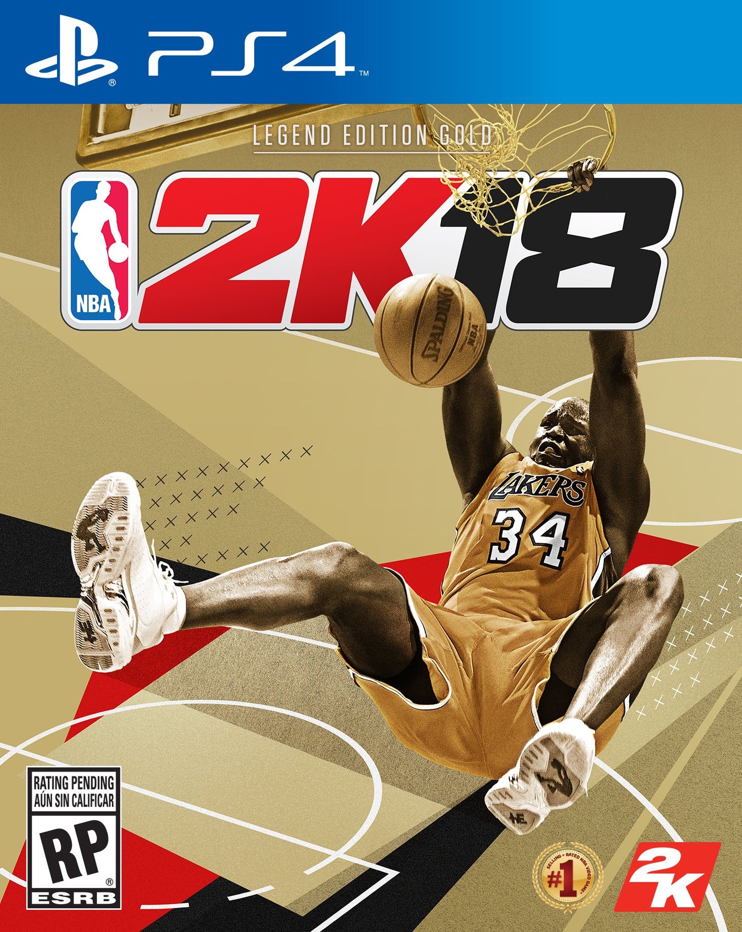 Sony NBA 2K18 Legend Gold Edition - PlayStation 4 - Model 710425479144