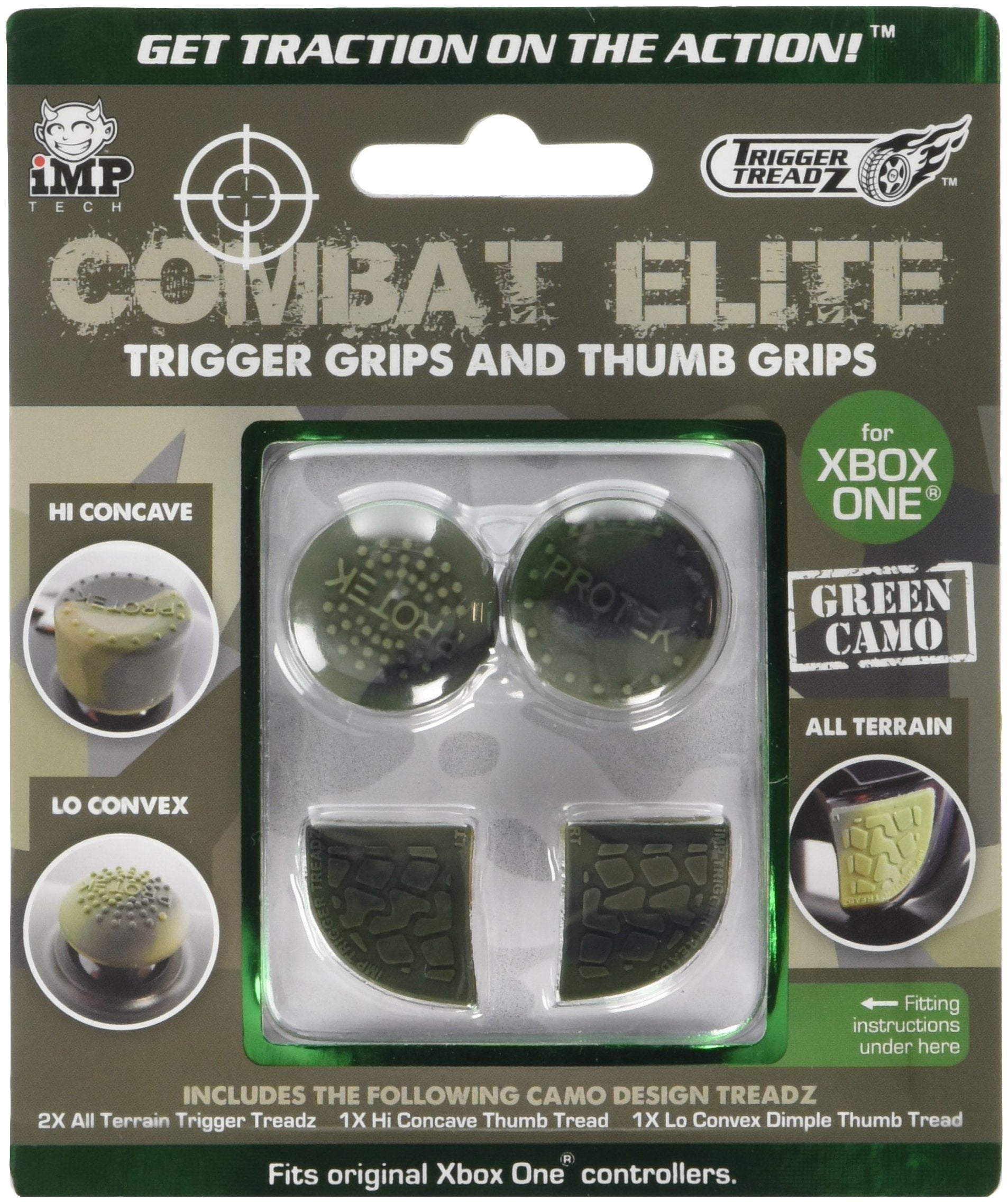 Snakebyte control button Treadz Combat fine design Thumb and control button Grips Pack - Green Camo - Xbox One