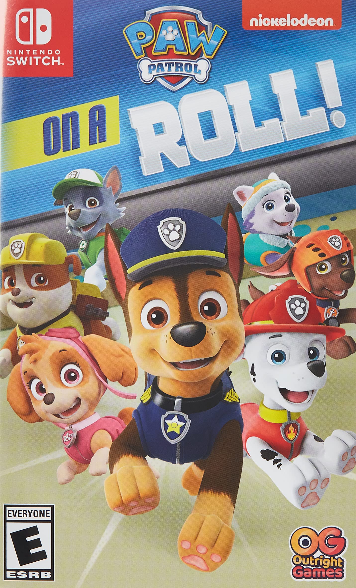 Outright Games Paw Patrol: On a Roll! Nintendo Switch Game - Model 112780
